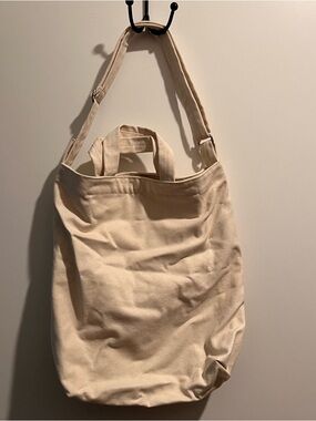 Urban Outfitters BDG Canvas Tote Bag Adjustable Strap Beige